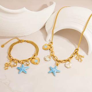 Colar pulseira Conjunto